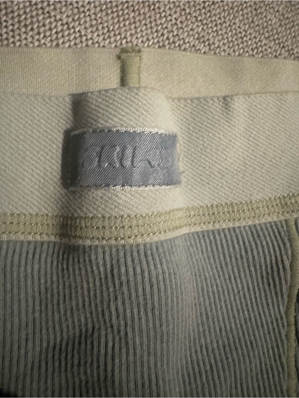SKIMS Light Sage Corduroy Intimates Piece
